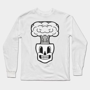 Exploding Skull Long Sleeve T-Shirt